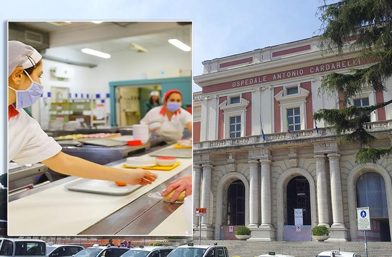 Servizio mensa Cardarelli, l’Azienda minaccia sanzioni Servizio mensa Cardarelli, l’Azienda minaccia sanzioni