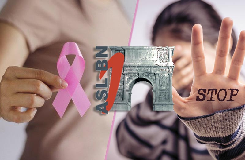 Stop al cancro del seno, stop alla violenza sulle donne Stop al cancro del seno, stop alla violenza sulle donne