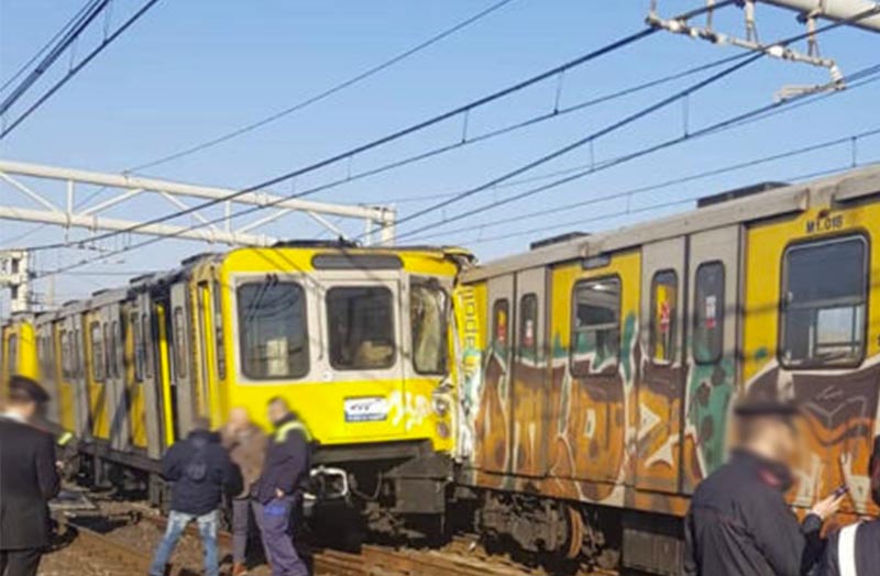 Incidente metropolitana, 4 i feriti curati in ospedale Incidente metropolitana, 4 i feriti curati in ospedale